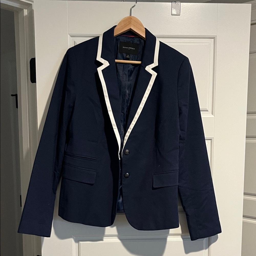 Banana Republic Navy Blazer Size: 14
